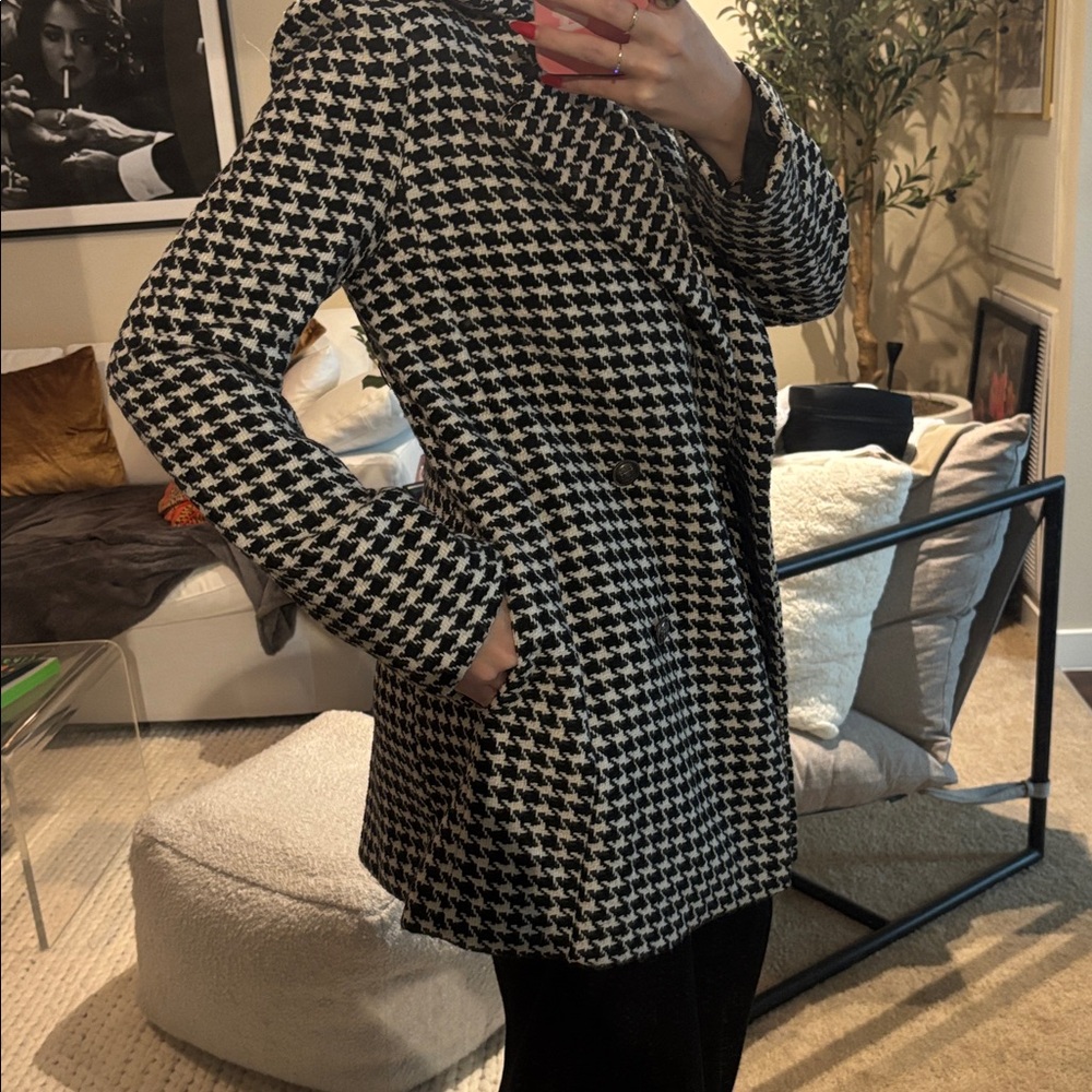 Houndstooth Peacoat - image 3